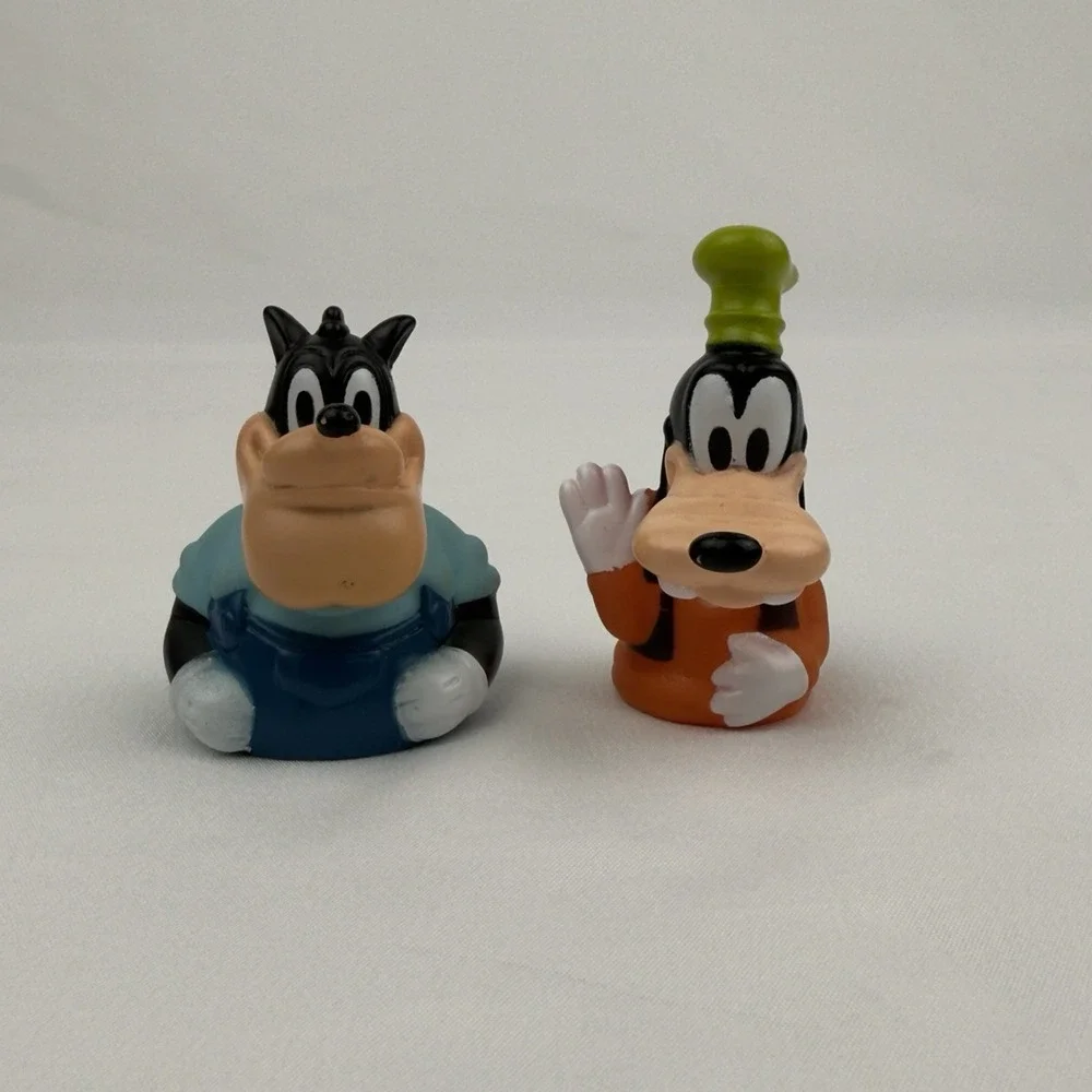 Disney Finger Puppets Lot Mickey Minnie Goofy Pluto Pete PVC Cake Toppers